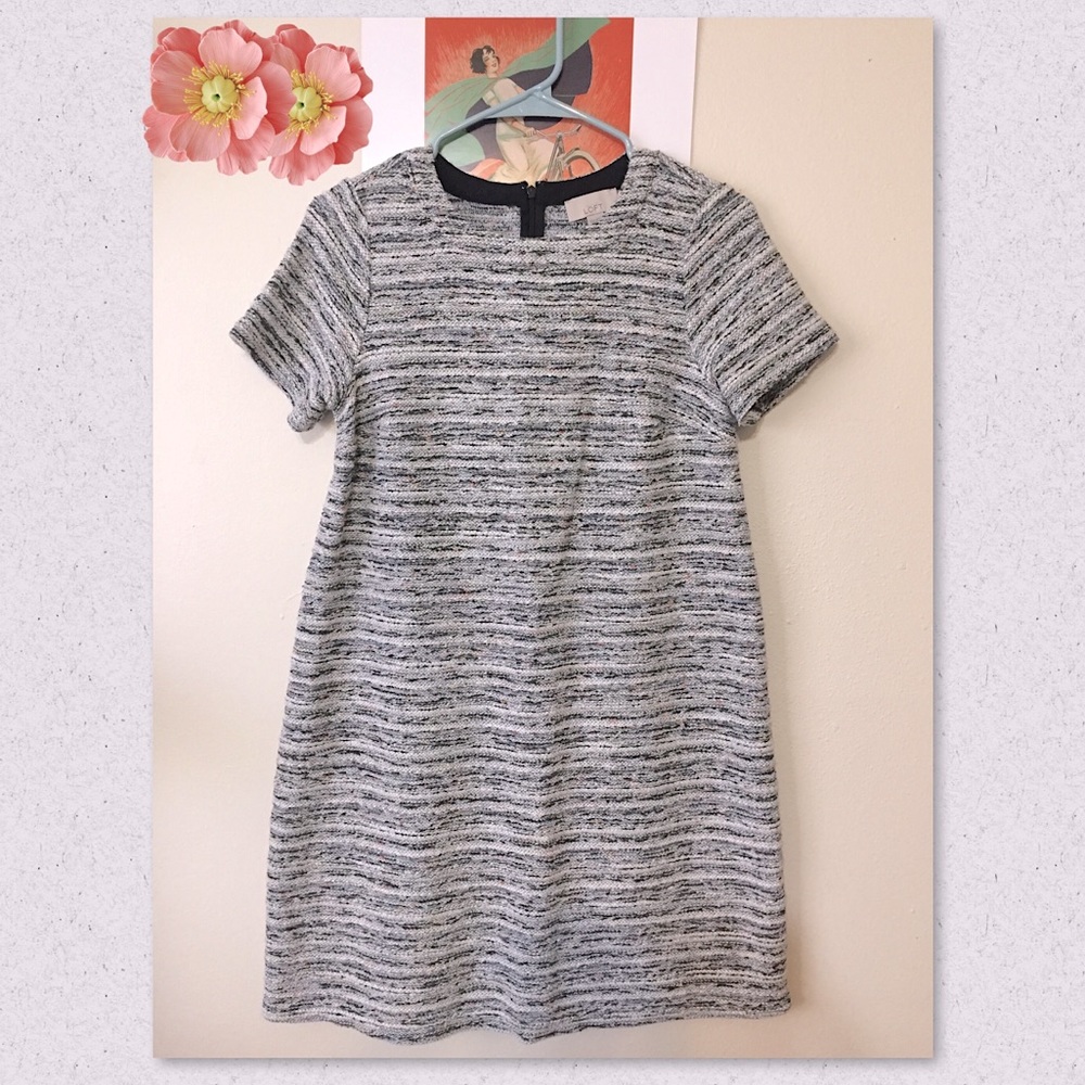 Loft Tweedy Sweater Dress